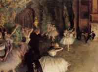 Degas, Edgar - The Rehearsal of the Ballet on Stage